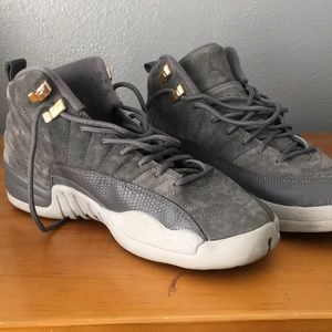 Jordan 12 grey/gold